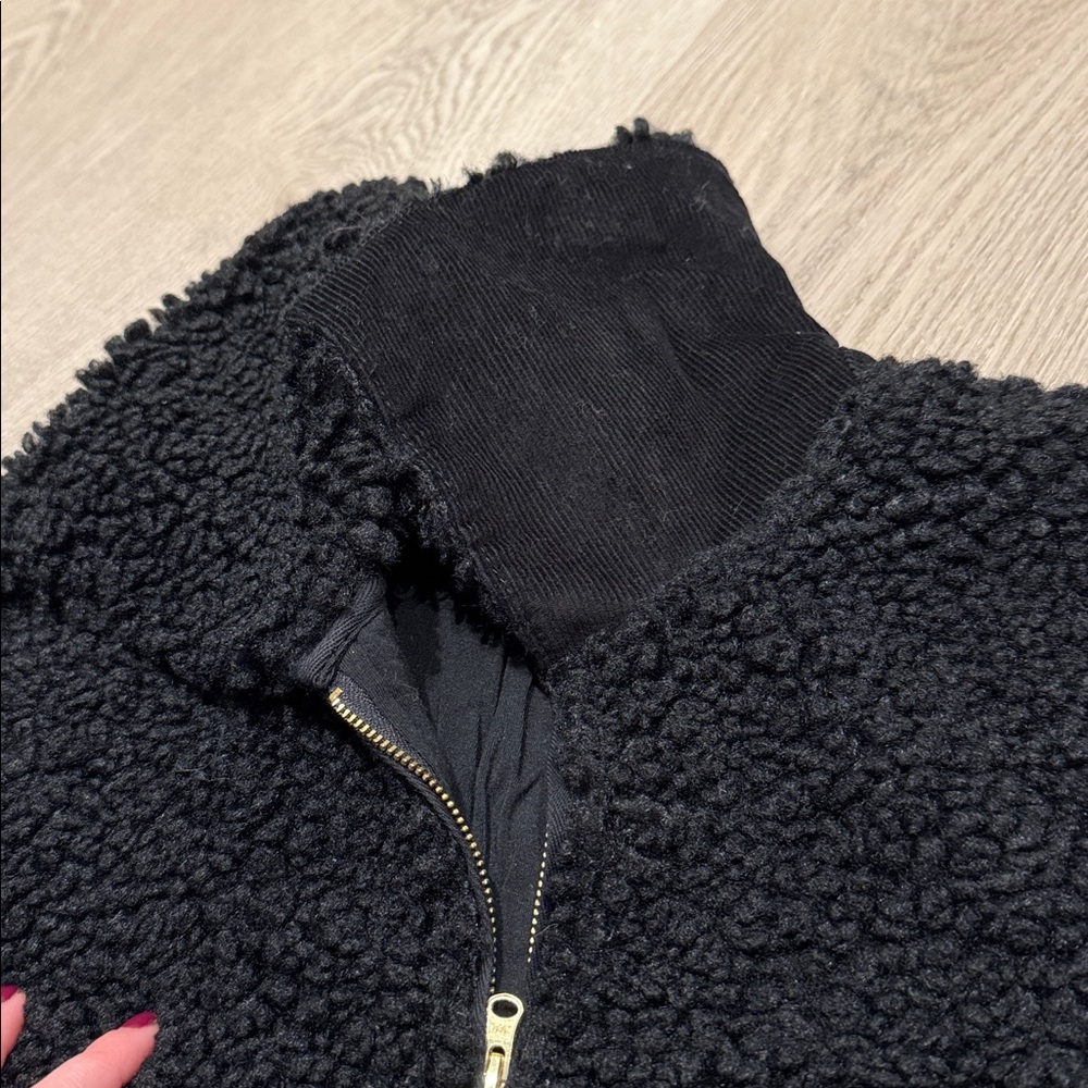NWT J Crew Sherpa Half Zip Fleece Pullover - Picture 4 of 7